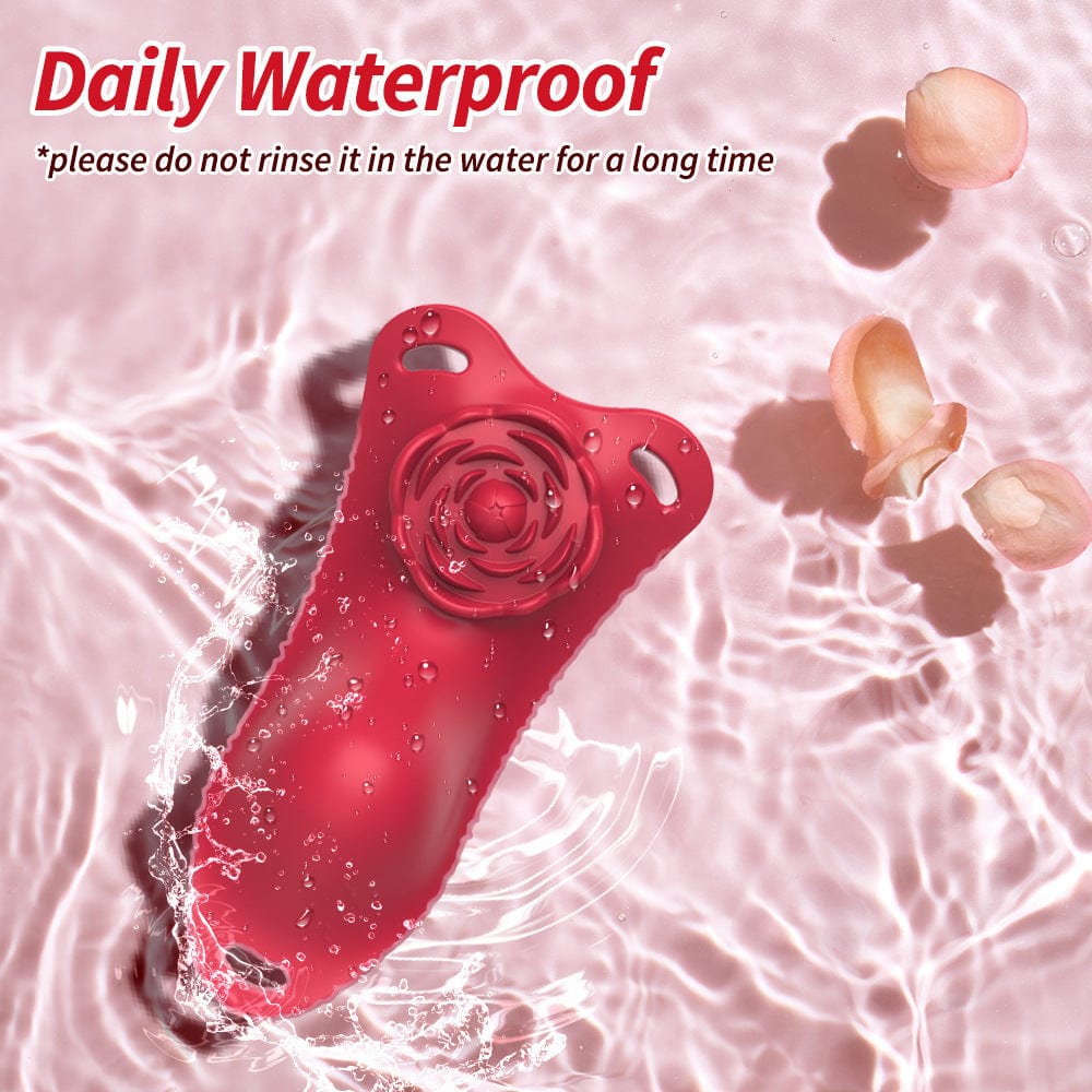 Rose Wearalbe Clitoral Massage Vibrator with Panty & Remote Control-IntimiLife