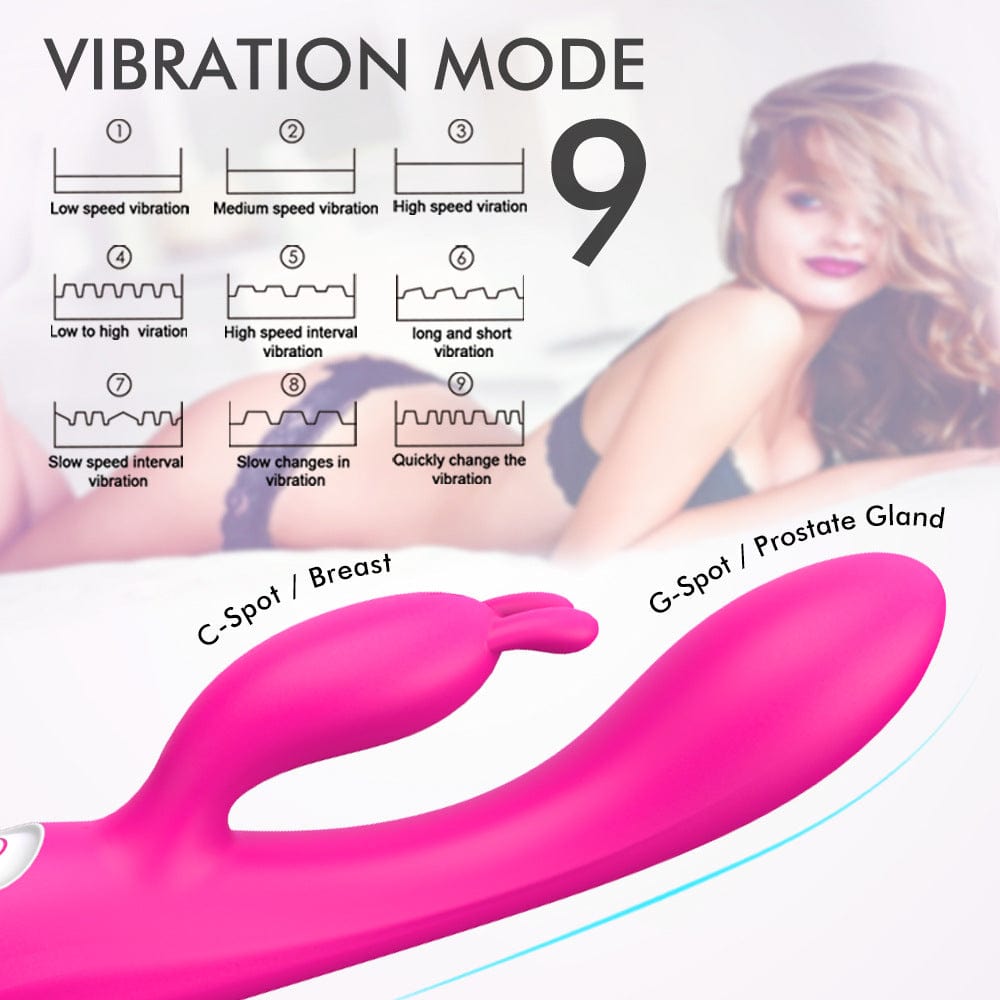 intimilife - Female Masturbation Device Rabbit Heated Vibrator Waterproof-IntimiLife