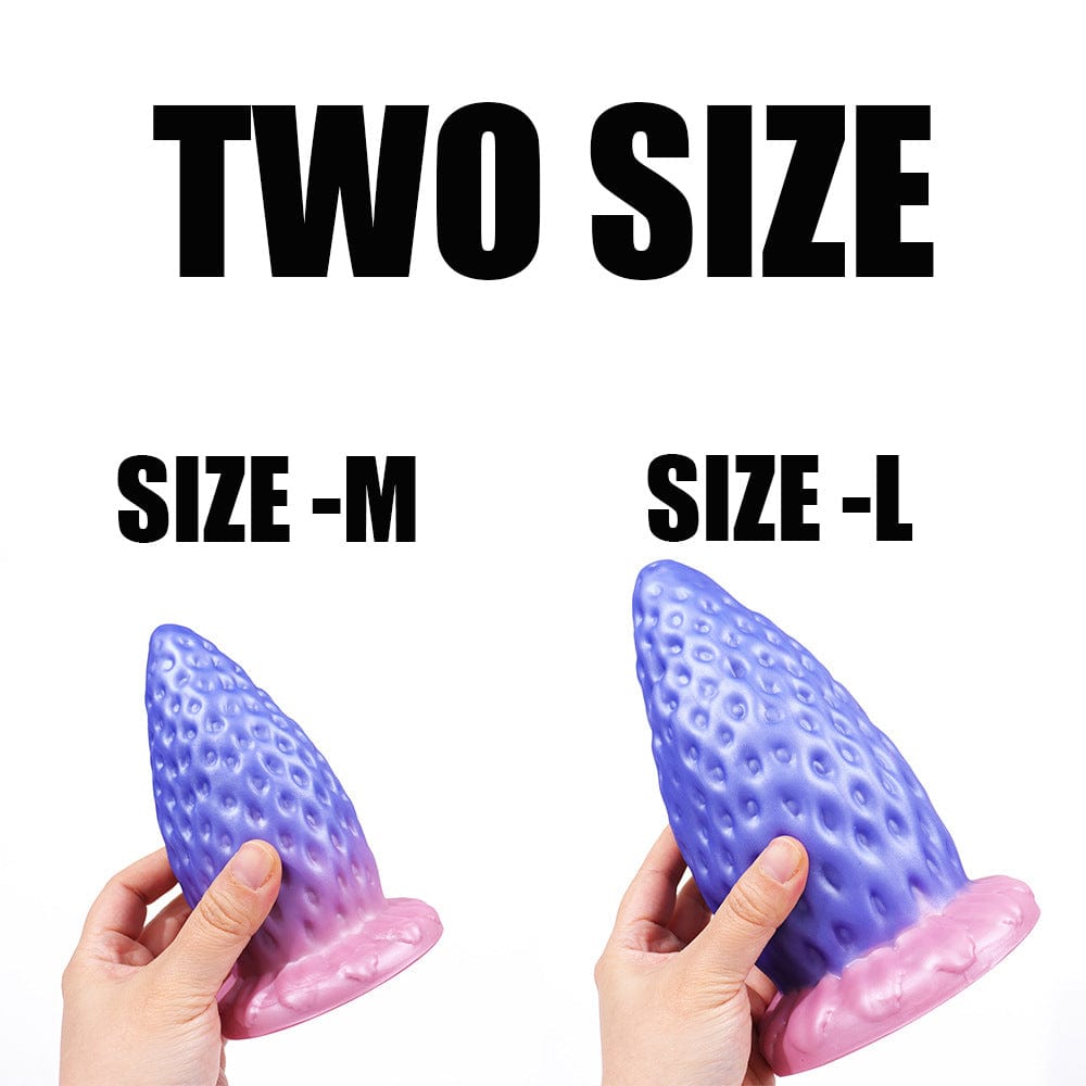 AIMITEX Super Large Strawberry Silicone Butt Plug Anal Sex Toy-IntimiLife