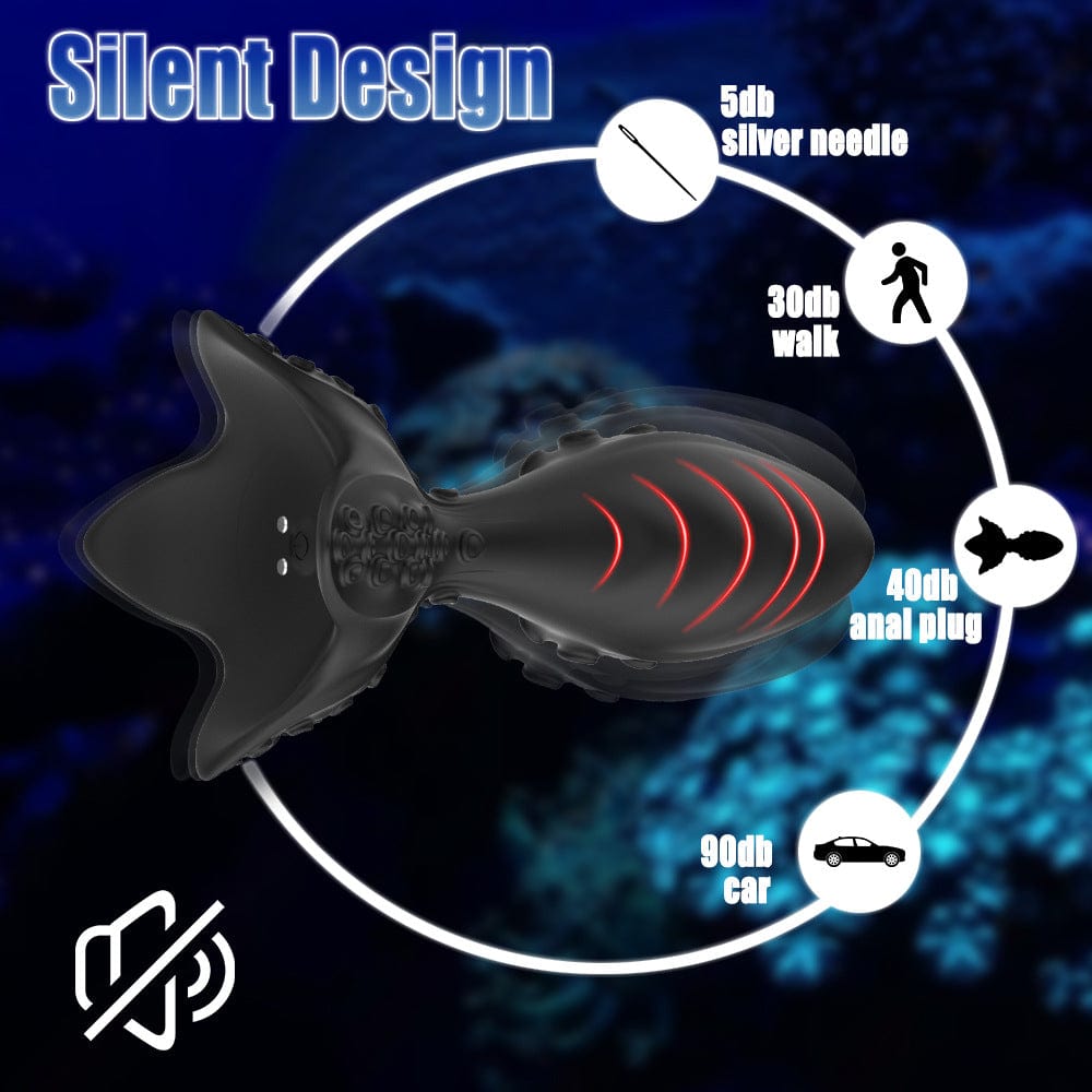 Convex Rotation Vibrating Prostate Butt Plug With Remote Control-IntimiLife