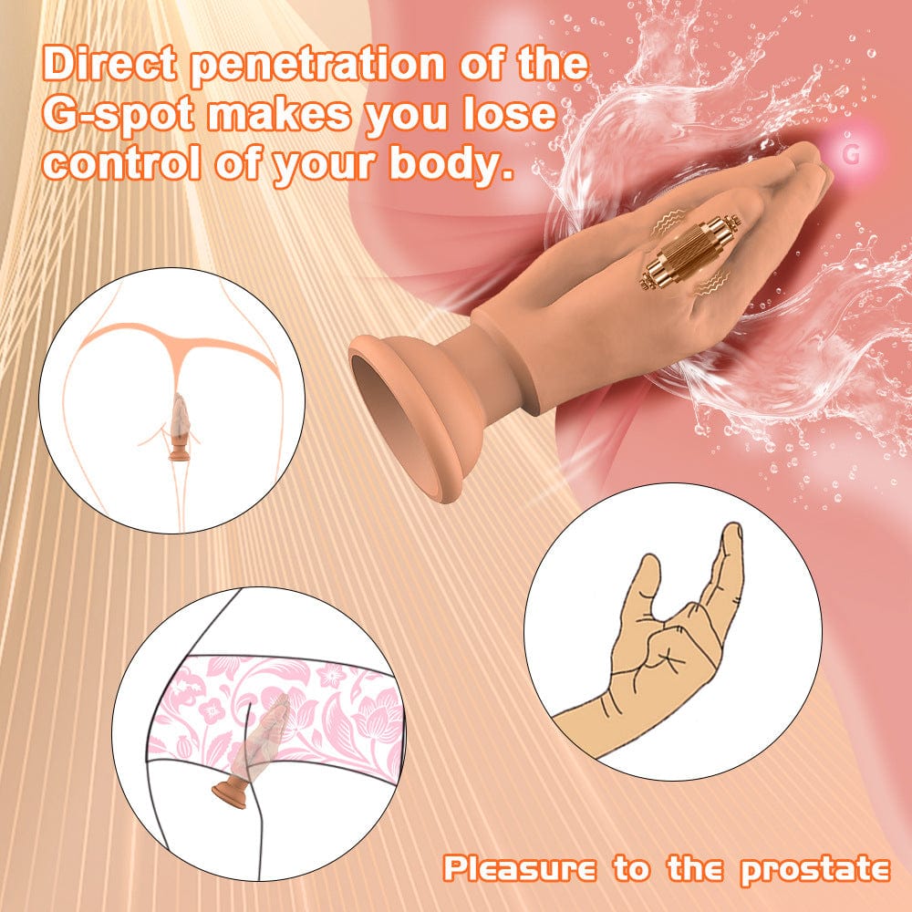 Finger Shaped Vibrating Anal Plug Fantasy Dildo Plug-IntimiLife