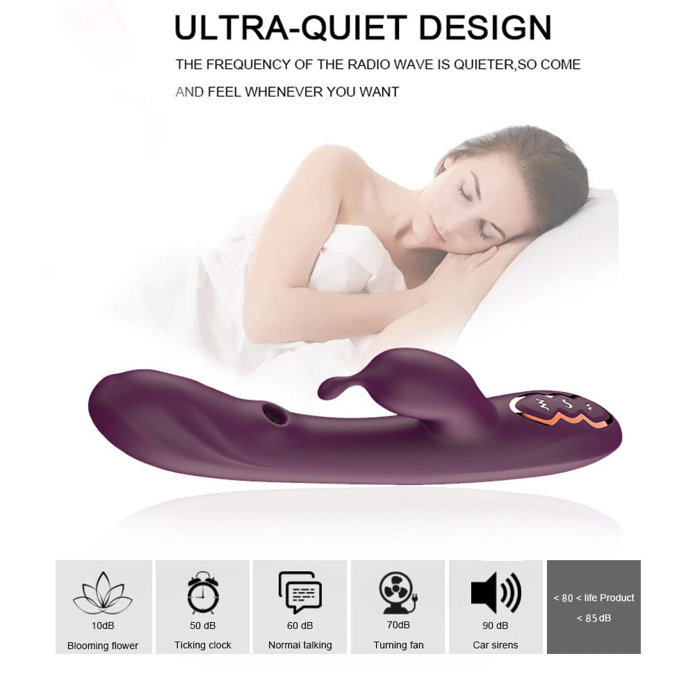 Vibrator with all 7 vibration mode indicators lit up on control panel