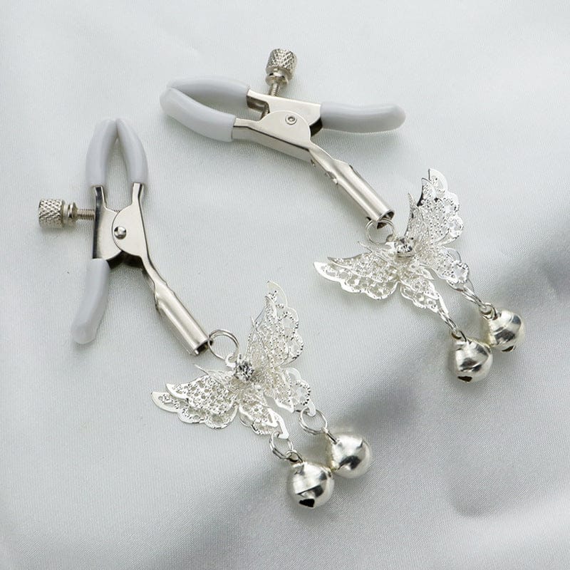 Butterfly Nipple Ring Bell Clamps-IntimiLife