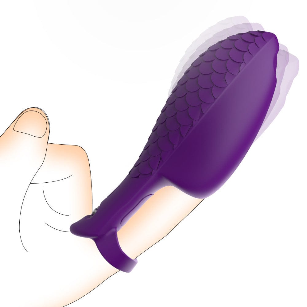 Upgraded 2-in-1 Double Vibration Finger Vibrator for G spot Clitoral Stimulation-IntimiLife