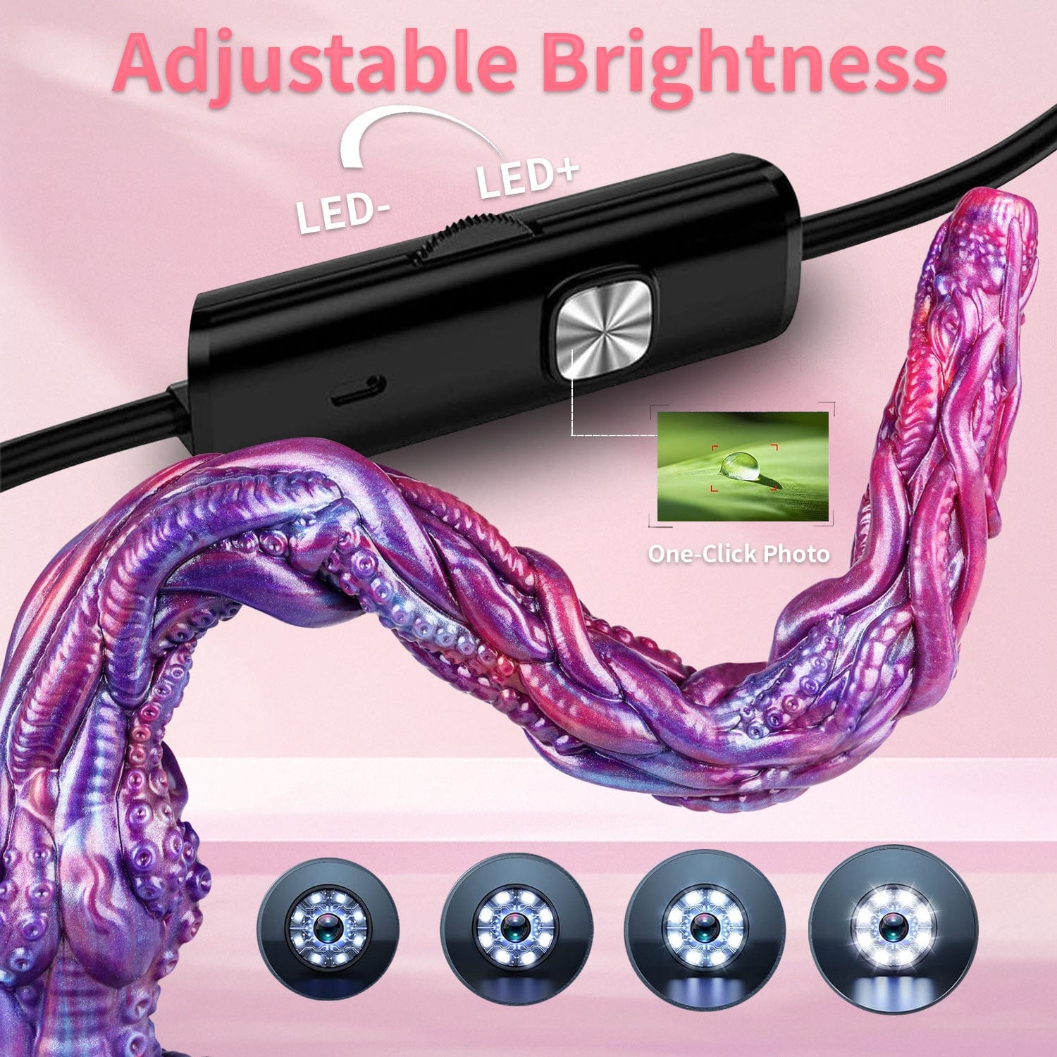 Octopus Smart Endoscopic / Squirting Monster Dildo Anal Plug-IntimiLife