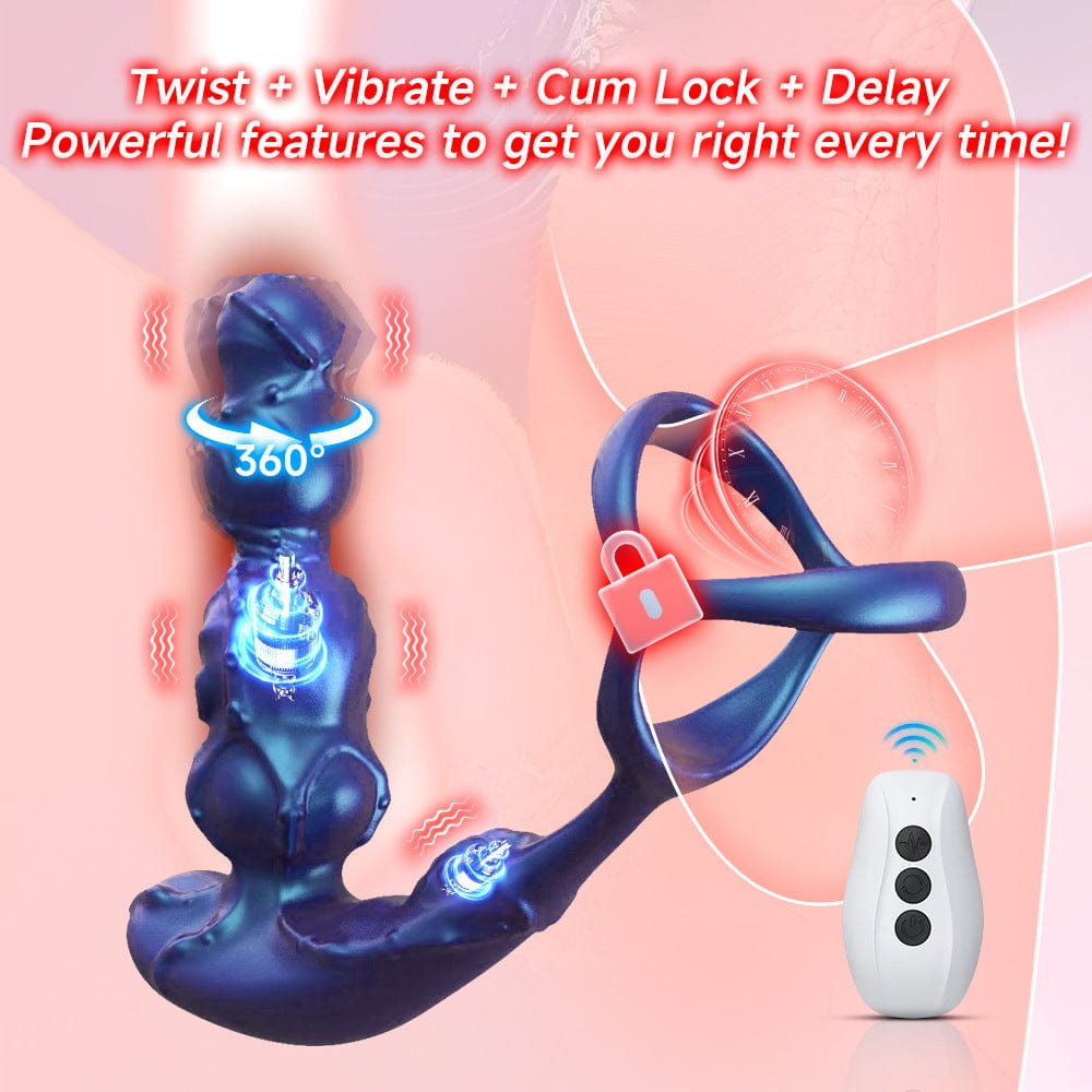 Male 360° Rotation Vibration Prostate Penetration Massager-IntimiLife