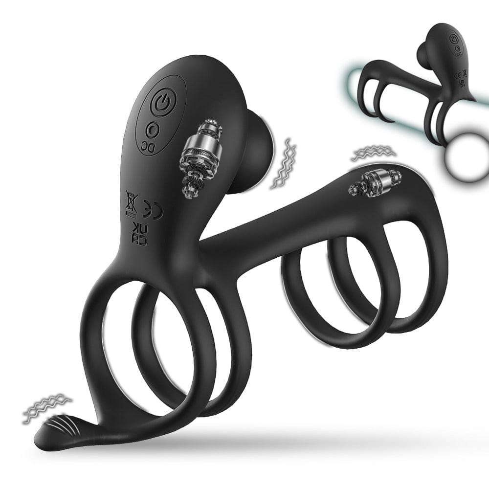 Morgana Silicone Vibrating Penis Rings-IntimiLife