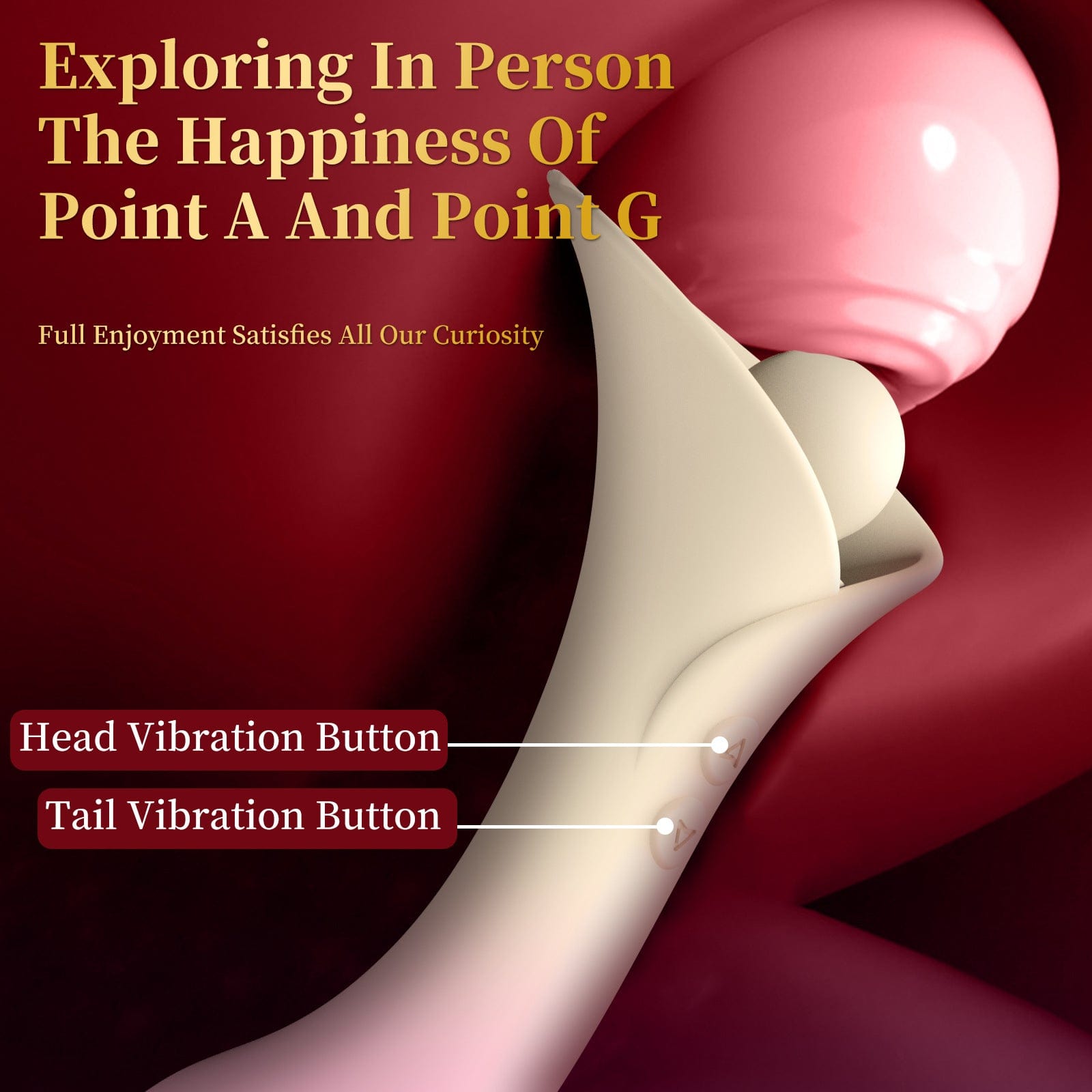 Calla Lily Tongue Licking Double - Headed Clitoral Vibrator-IntimiLife