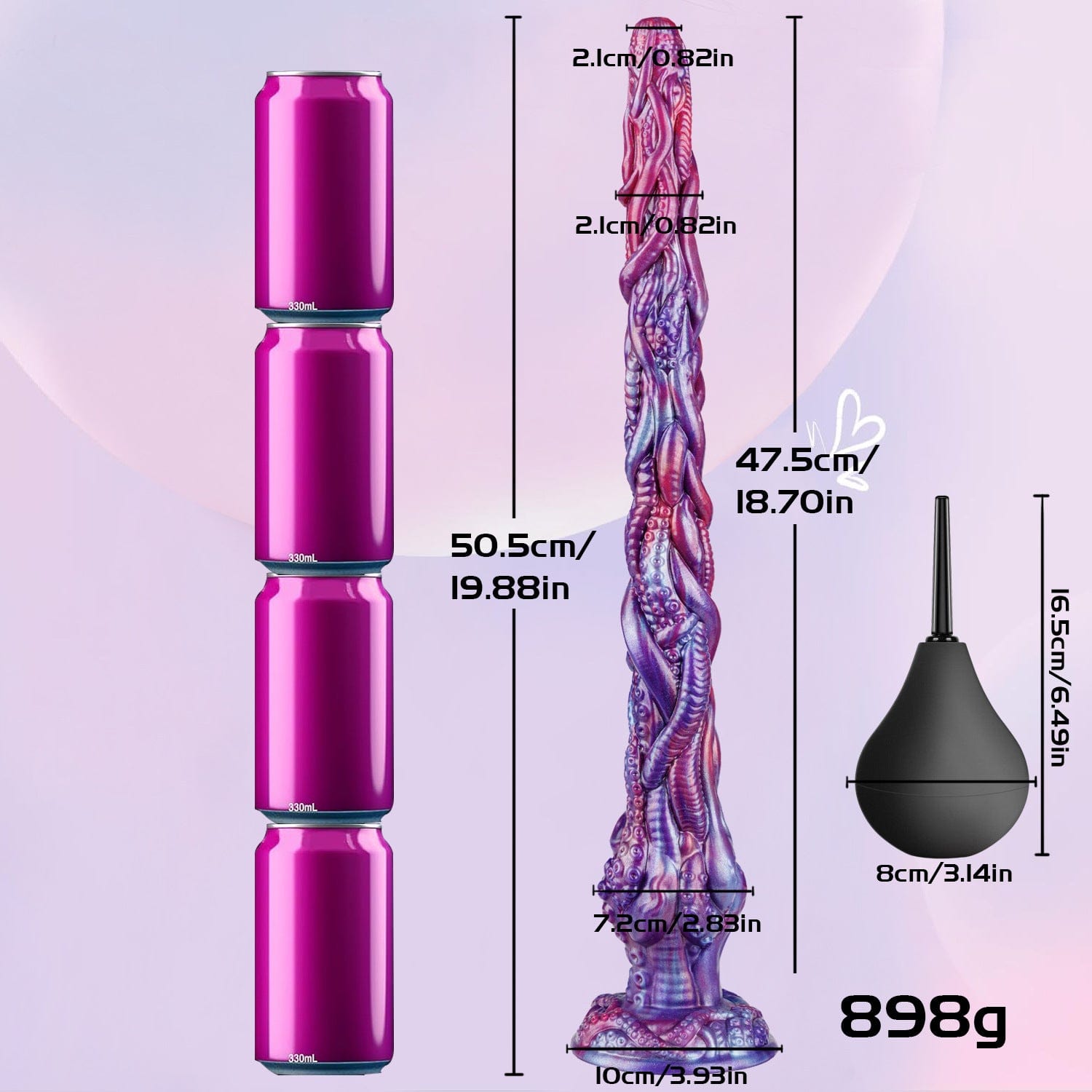 Octopus Smart Endoscopic / Squirting Monster Dildo Anal Plug-IntimiLife