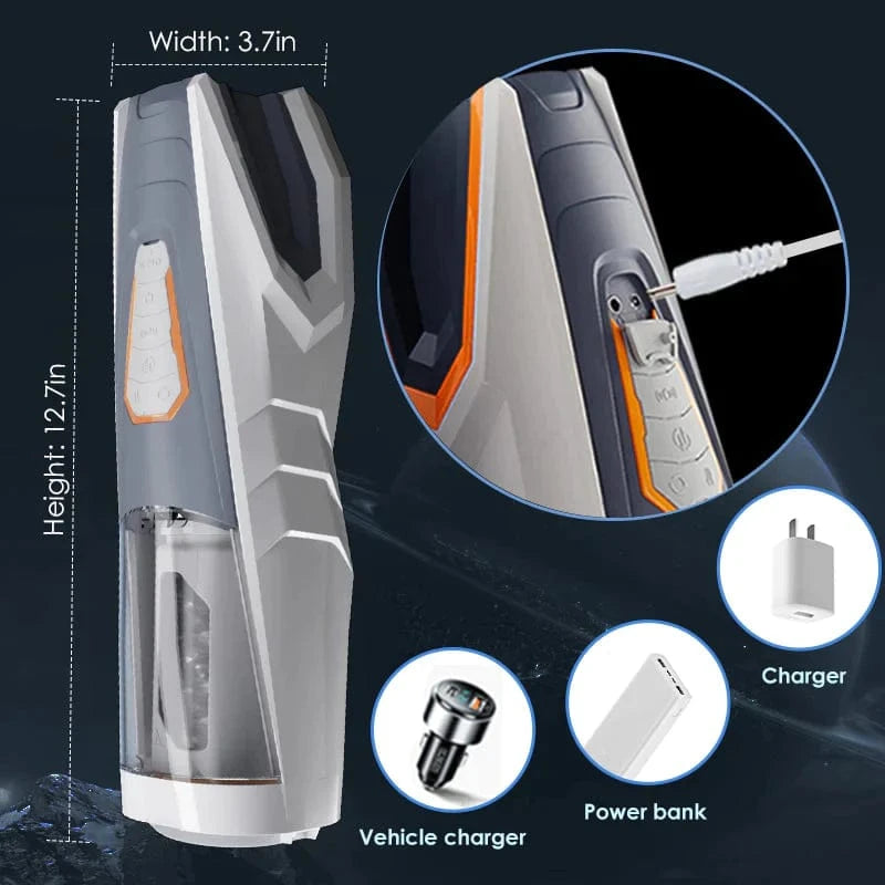 intimilife - Automatic 4 Rotating 3 Thrusting Male Masturbator-IntimiLife