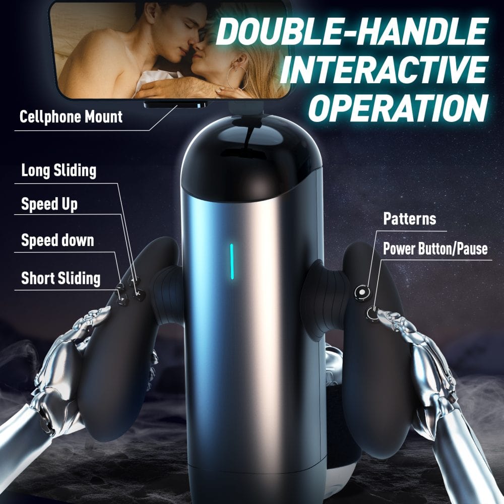 Close-up of silicone texture and entry point of male stroker toy