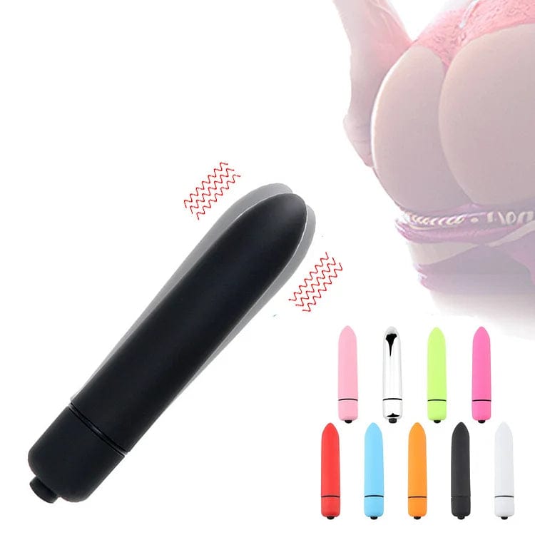 intimilife - Fun Vibrator Mini Bullet Jump Egg Ten Frequency Vibration Tip Frosted Bullet-IntimiLife