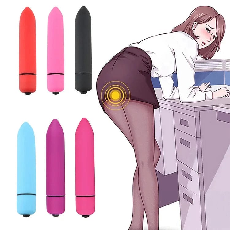 intimilife - Fun Vibrator Mini Bullet Jump Egg Ten Frequency Vibration Tip Frosted Bullet-IntimiLife