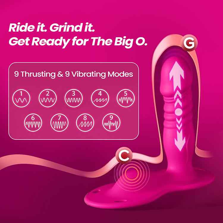 Ravira - Riding Grinding Strap-On Thrusting Massager
