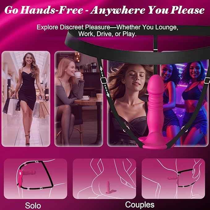 Ravira - Riding Grinding Strap-On Thrusting Massager