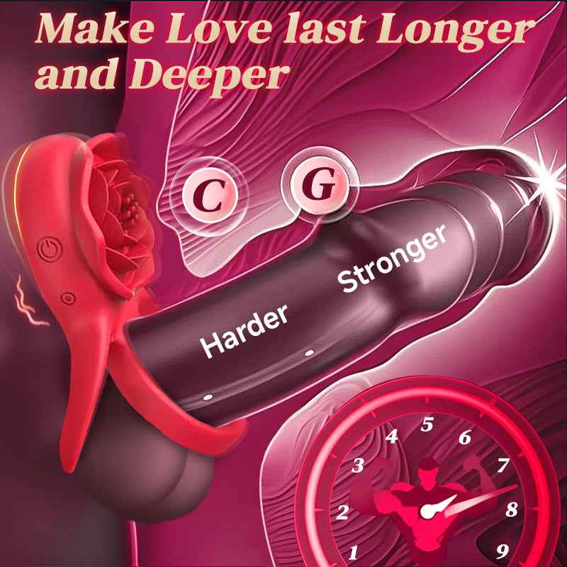 Rosurge Remote Dual-Ring Rose Massager