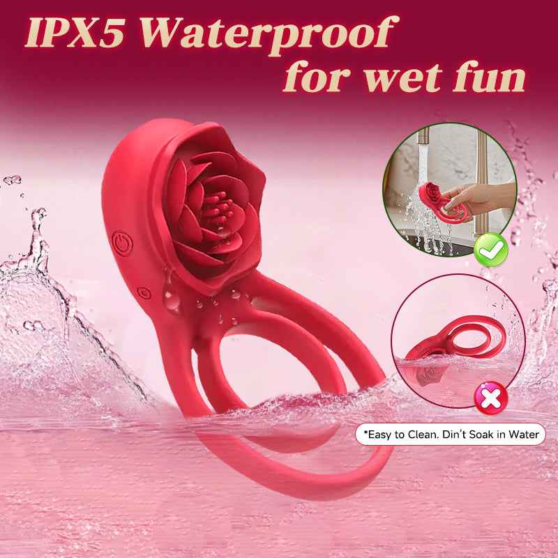 Rosurge Remote Dual-Ring Rose Massager