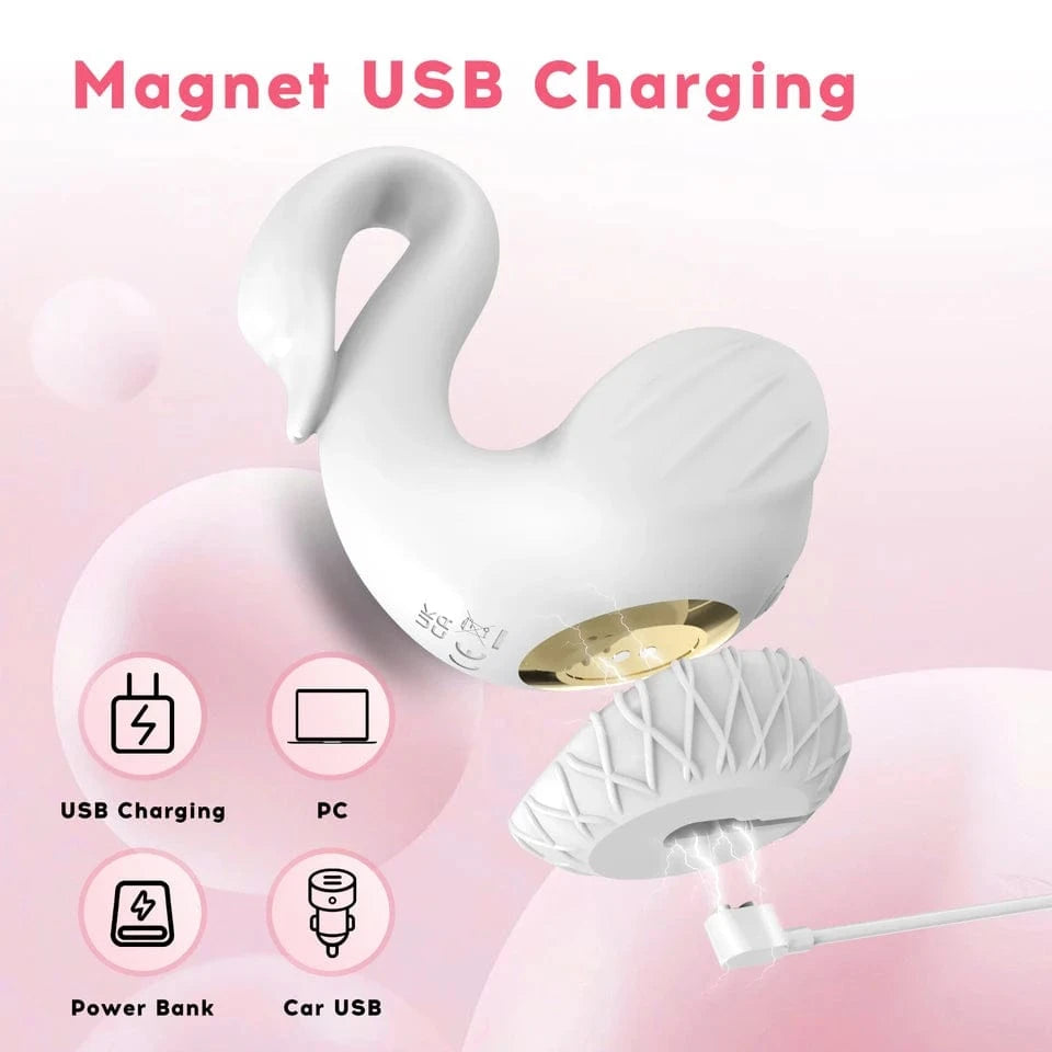 Swan Sucking Clitoral Nipple Stimulation Vibrator-INTIMILIFE