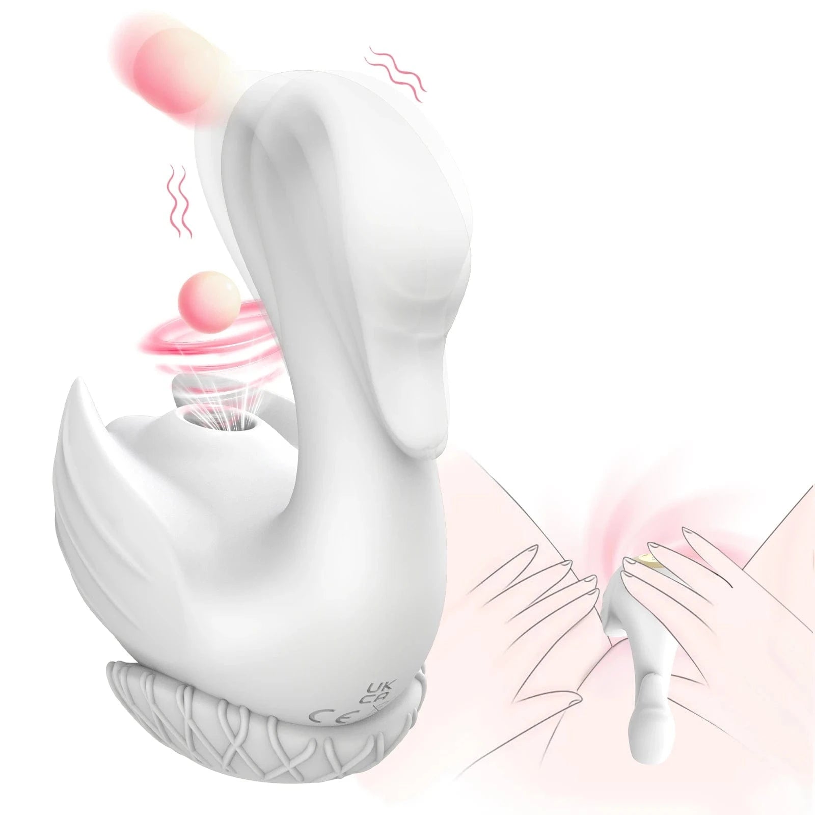 Swan Sucking Clitoral Nipple Stimulation Vibrator-IntimiLife