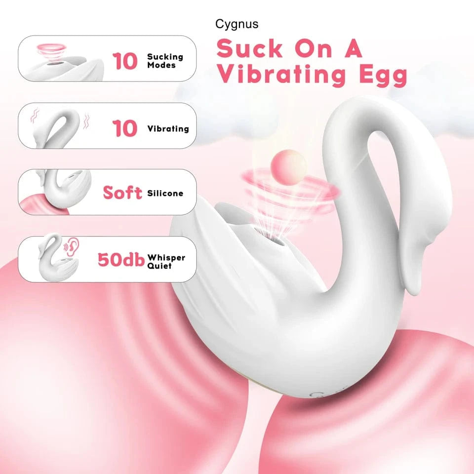 Swan Sucking Clitoral Nipple Stimulation Vibrator-INTIMILIFE