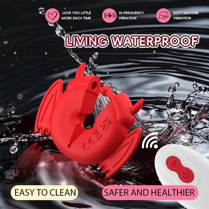 Little Devil Breast Teasing Vibrating Nipple Clamps-IntimiLife