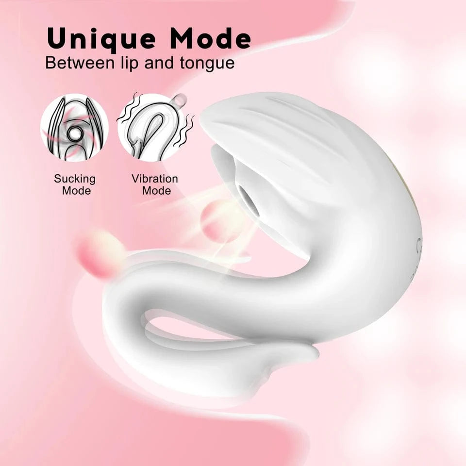 Swan Sucking Clitoral Nipple Stimulation Vibrator-INTIMILIFE