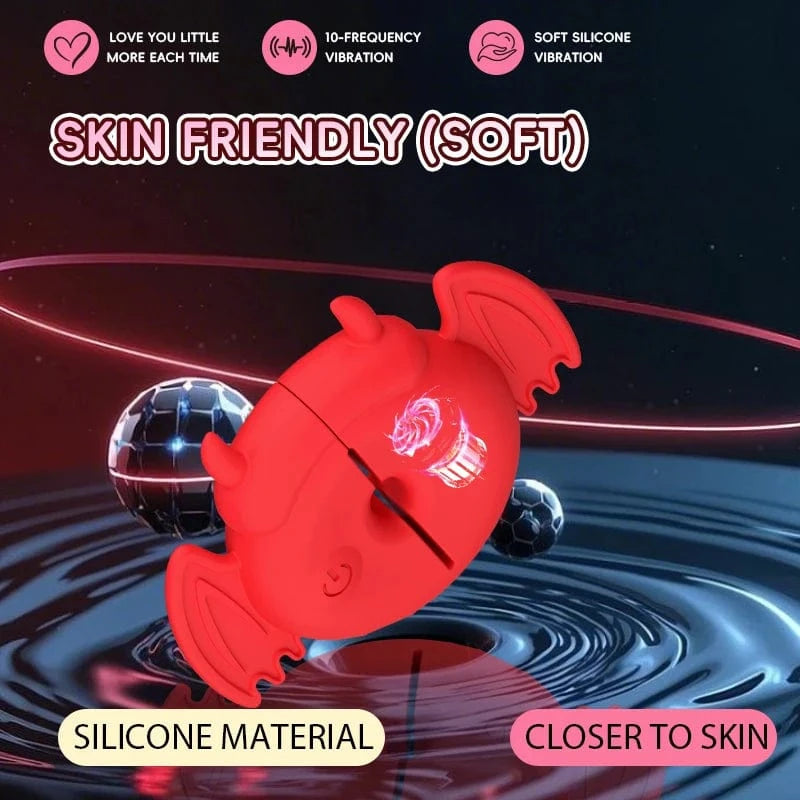 Little Devil Breast Teasing Vibrating Nipple Clamps-IntimiLife