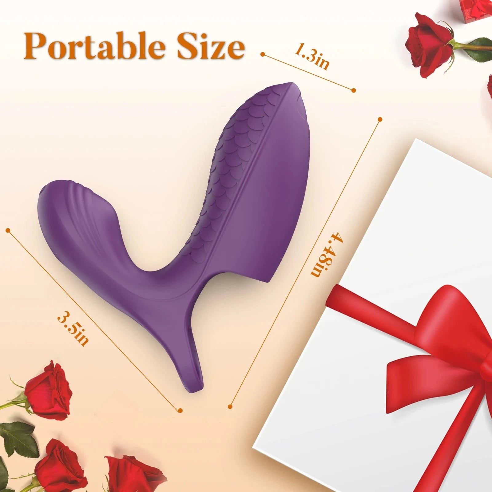 Upgraded 2-in-1 Double Vibration Finger Vibrator for G spot Clitoral Stimulation-IntimiLife