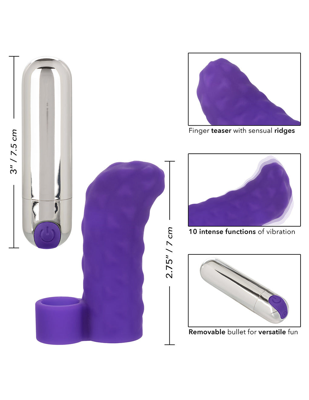 Intimate Play Rechargeable Finger Tease-IntimiLife