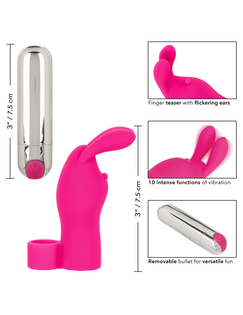Intimate Play Rechargeable Finger Bunny-IntimiLife
