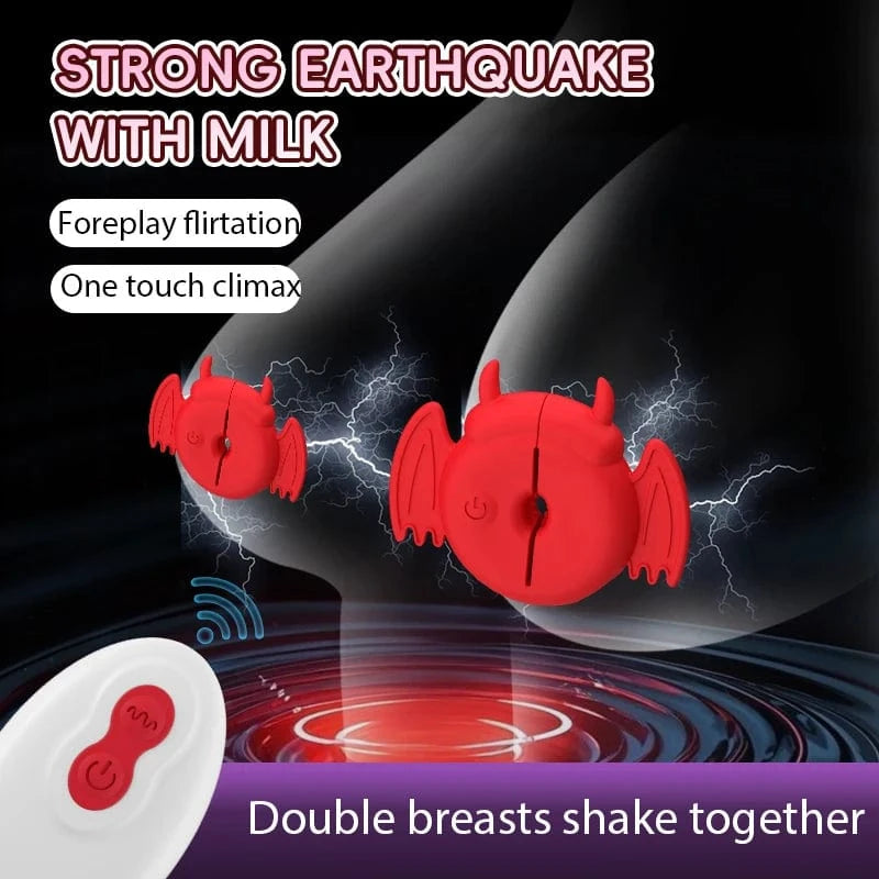 Little Devil Breast Teasing Vibrating Nipple Clamps-IntimiLife