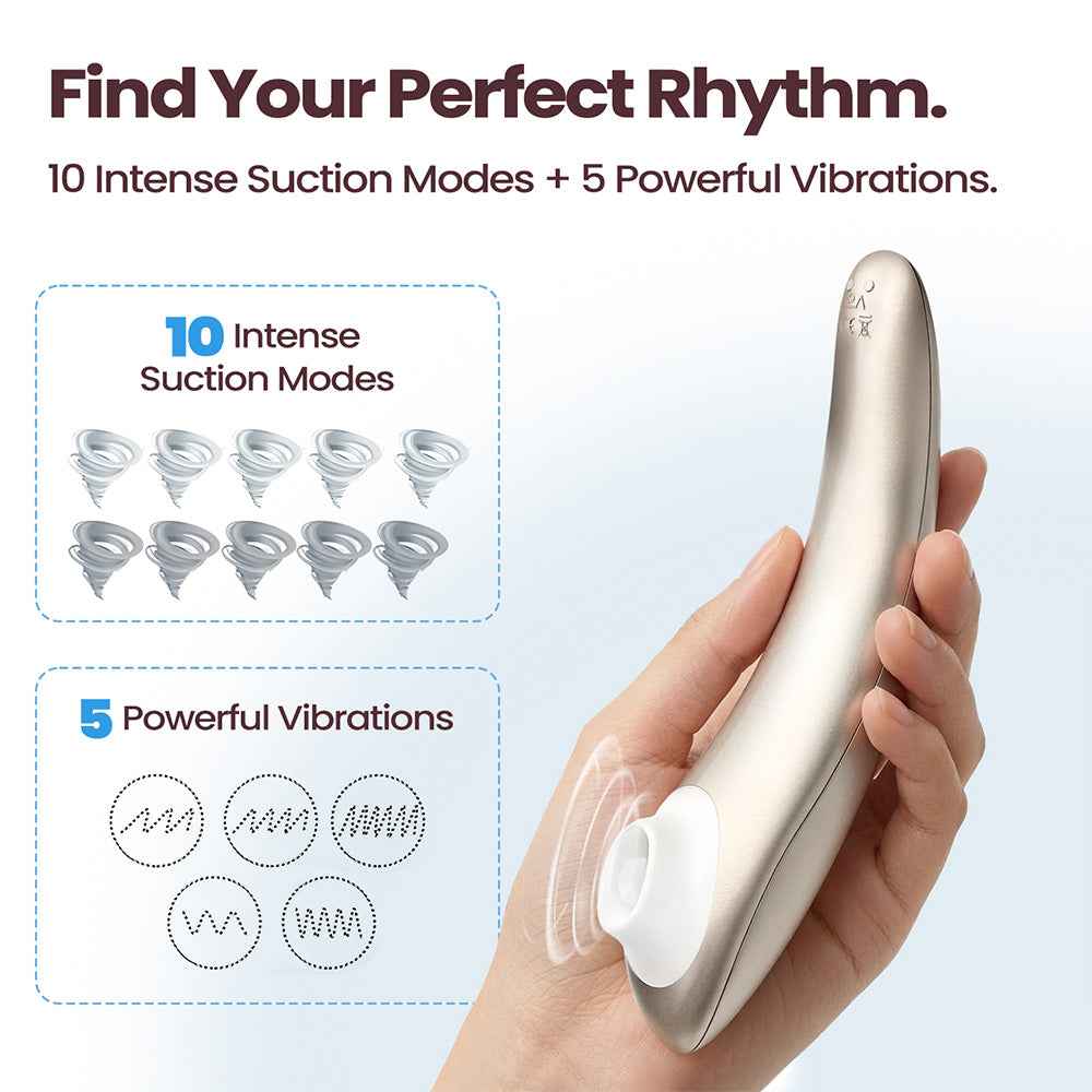 Sensa - 2-in-1 Clit Suction Vibe with Buildable