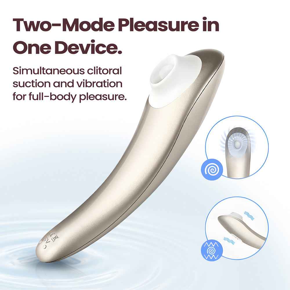 Sensa - 2-in-1 Clit Suction Vibe with Buildable