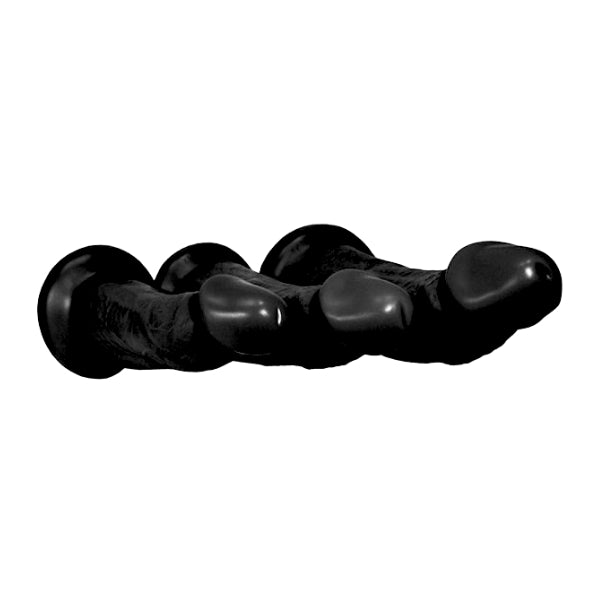 SquarePegToys® Steve Harness - Firmer Black w/ Suction Cup-IntimiLife