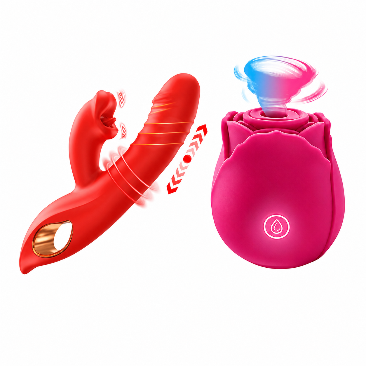 Thrya - Rabbit Dual-Action Massager with Tongue Tip - AnneToys