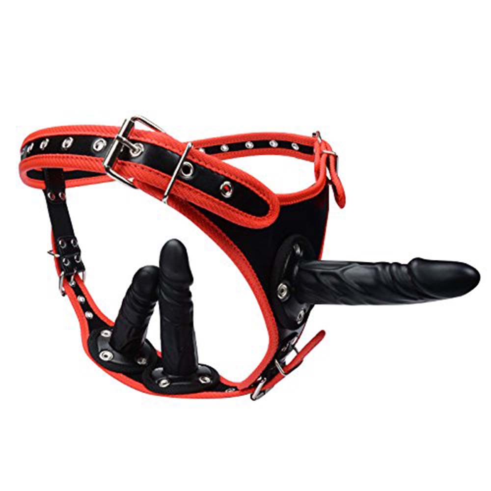 Adjustable shoulder straps and hollow waist design on wearable harness
