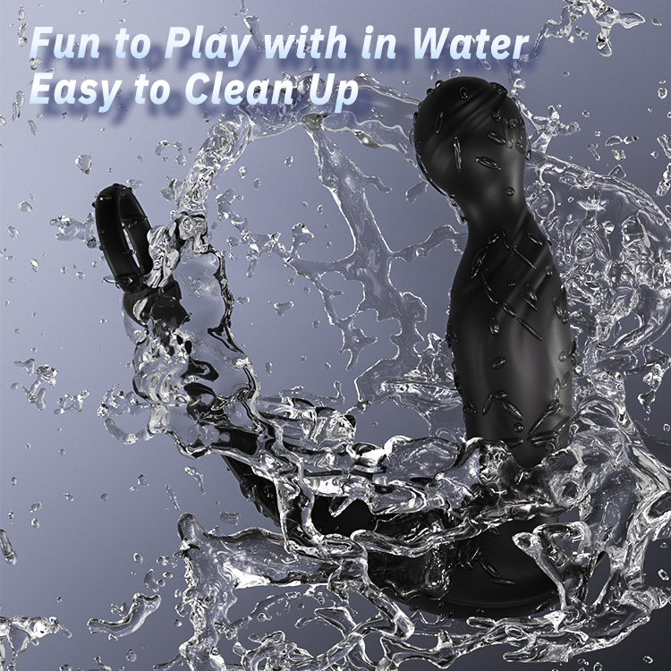 Rotating Prostate Massager with Cock Ring-IntimiLife