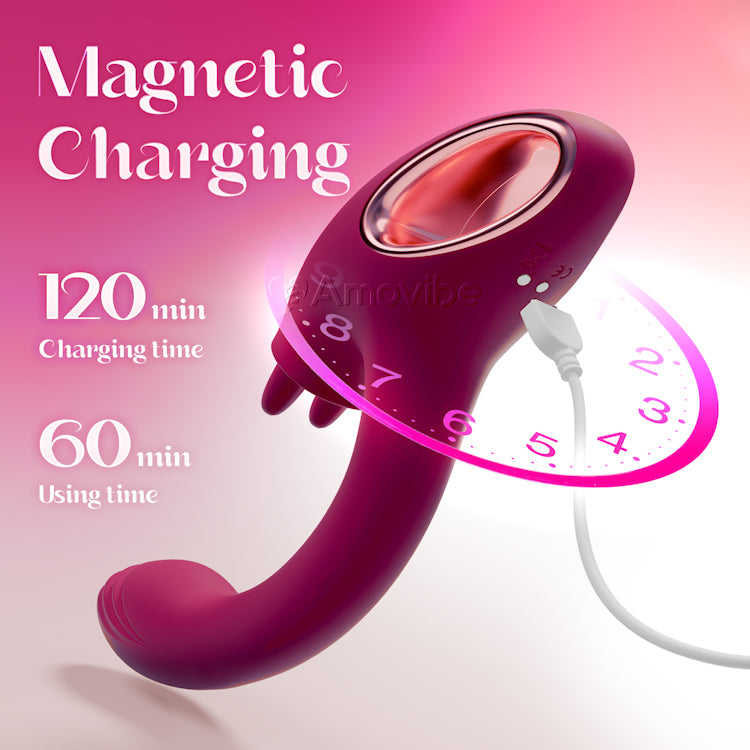 G Spot Vibrator with Dual-licking Function-IntimiLife