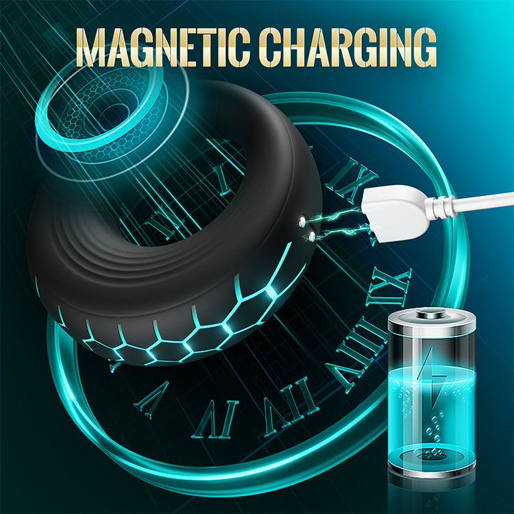 LED Vibrating Cock Ring with 10 Intensity Modes-IntimiLife