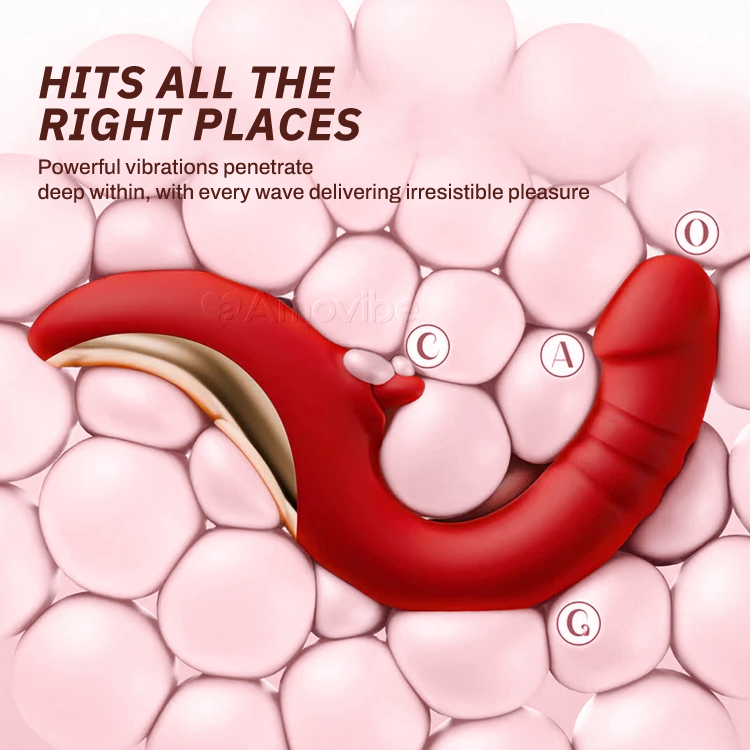 Flexible shaft vibrator perfect for bath or shower use