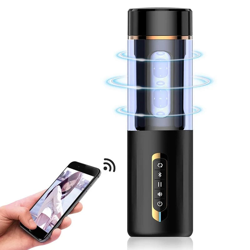 intimilife - Male Automatic Telescopic Male Masturbation Intelligent Voice Pussy Blowjob-IntimiLife