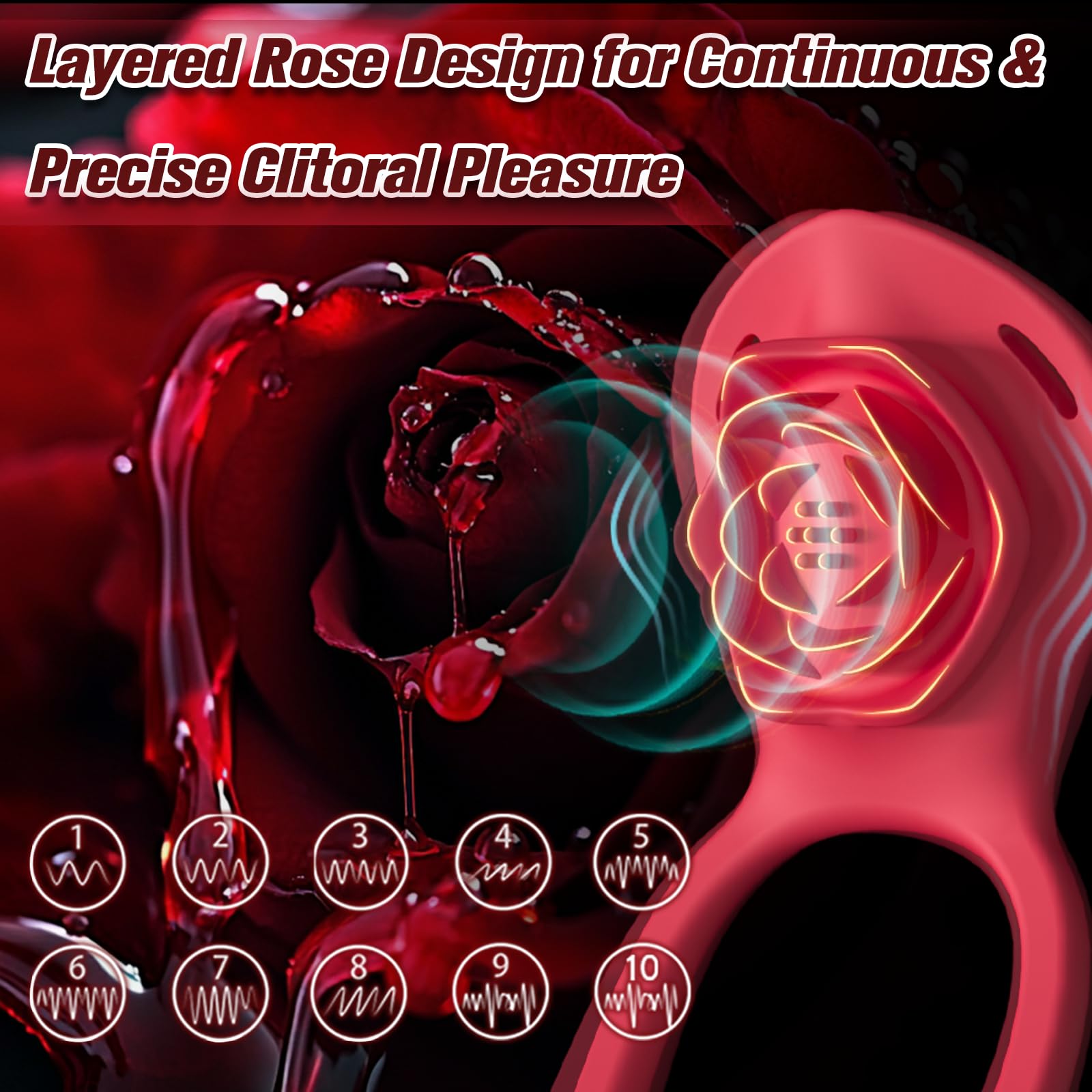 Zoolia App-Controlled Wearable Rose Couples Toy