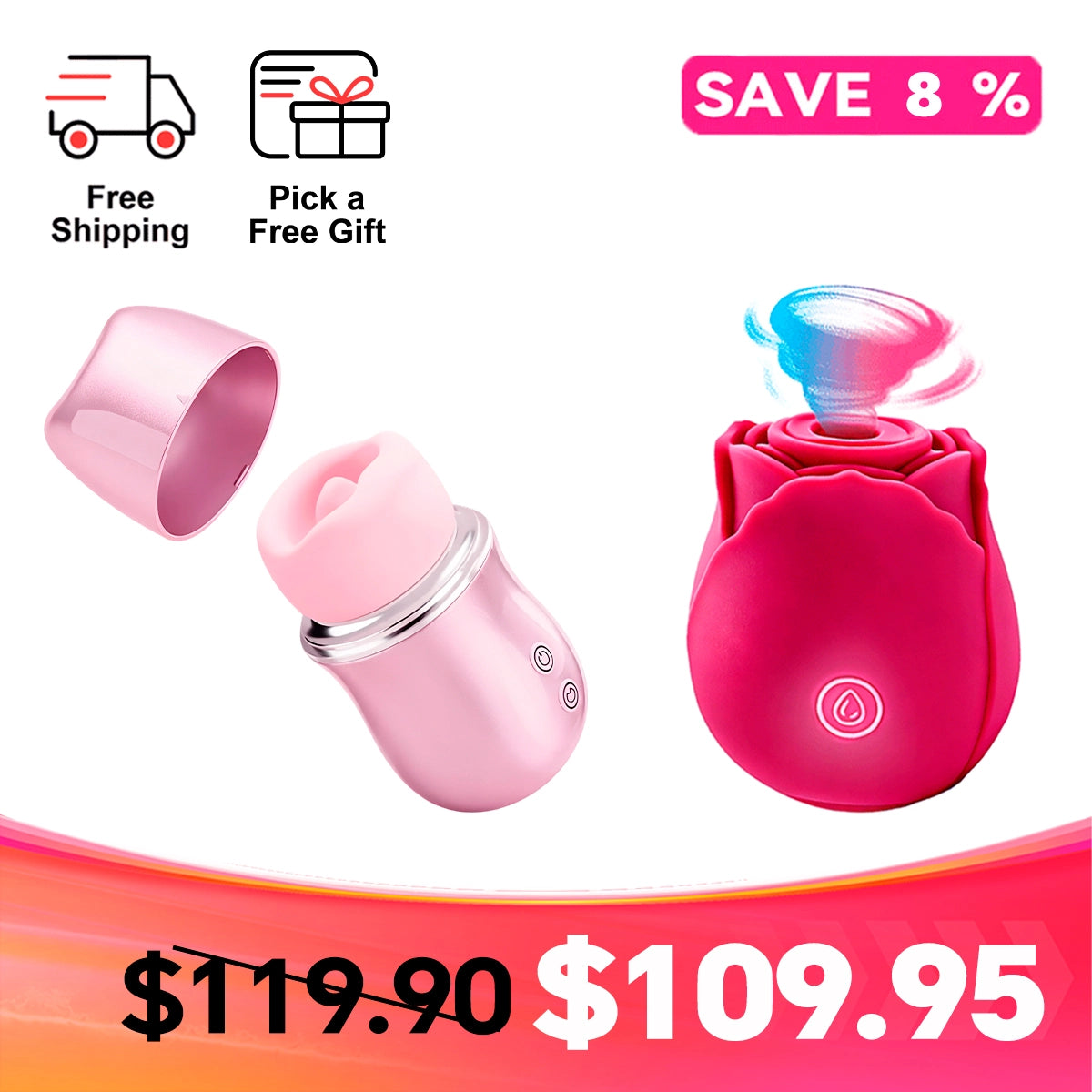 PearlMouth - Premium Oral-Like Massager with Soft