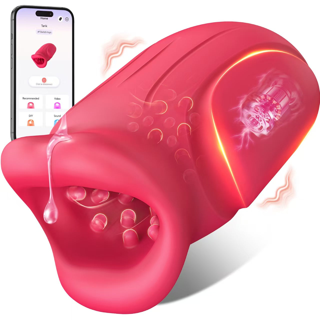 Mouthy - App-Controlled Male Masturbator 10 Lifelike