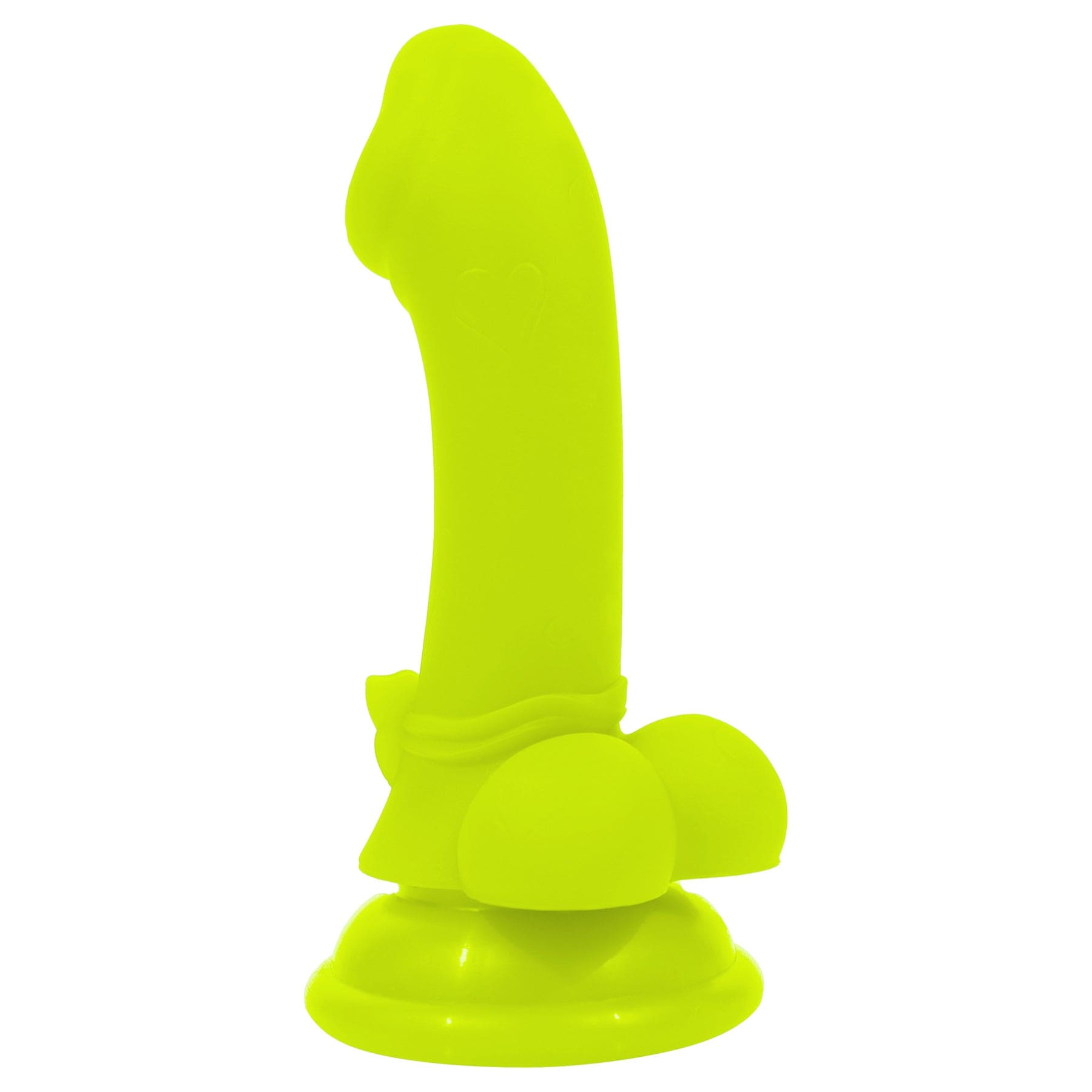 Mini cute dildo with bowknot design showing front view
