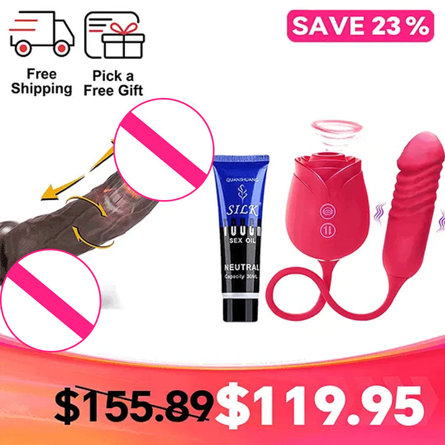 K25 - 8.66 Inches 3-in-1 Thrusting Massager