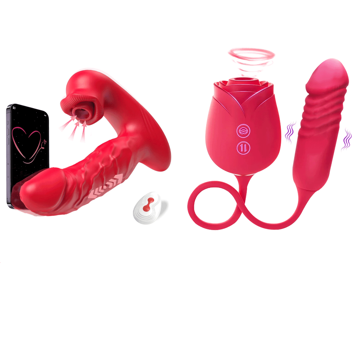 Trovina - 2-in-1 Massager with External & Internal Motion - AnneToys