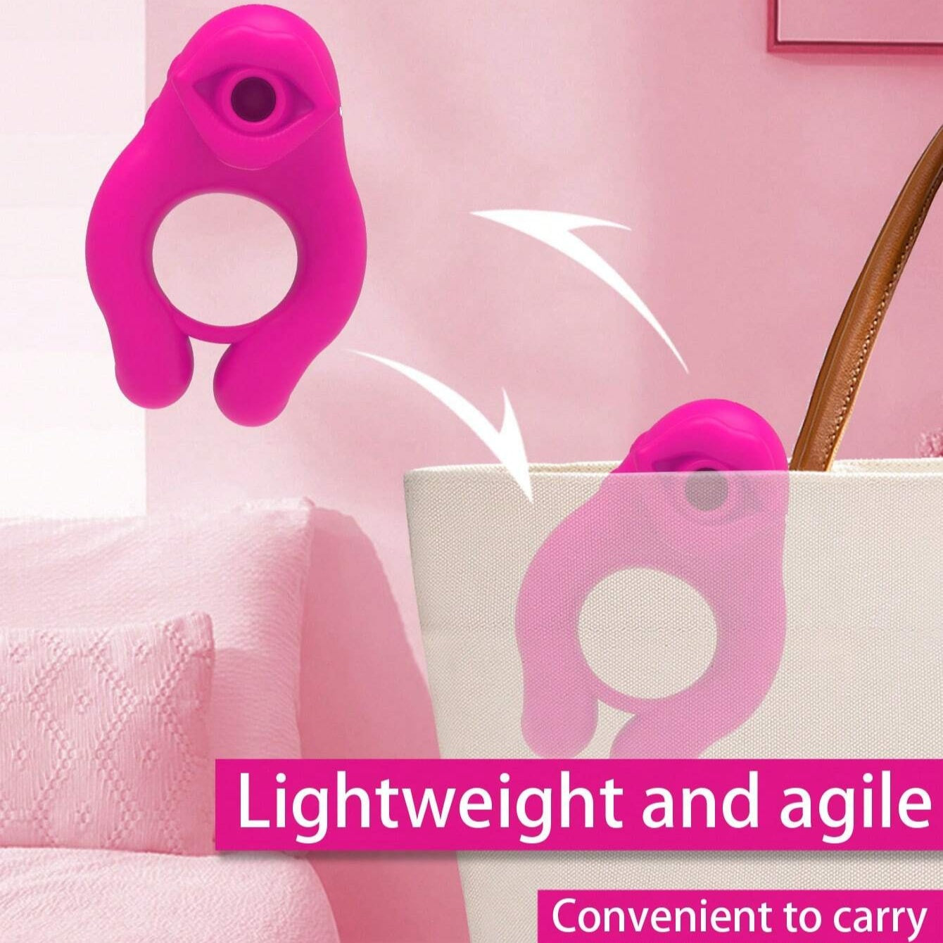 Couples Hot Night Set - External Suction Vibe Ring - AnneToys