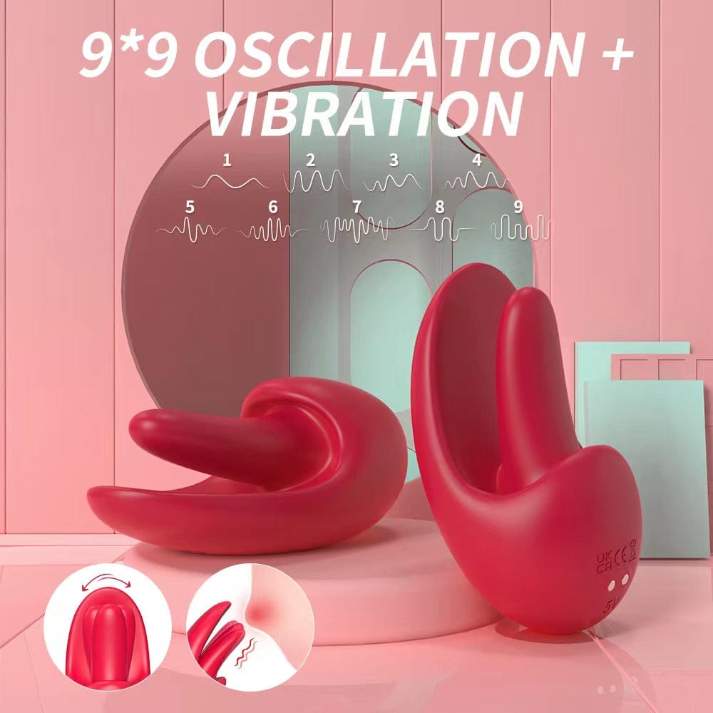intimilife - Tongue Shape Licking Nipples Clit Stimulation Vibrators For Women-IntimiLife