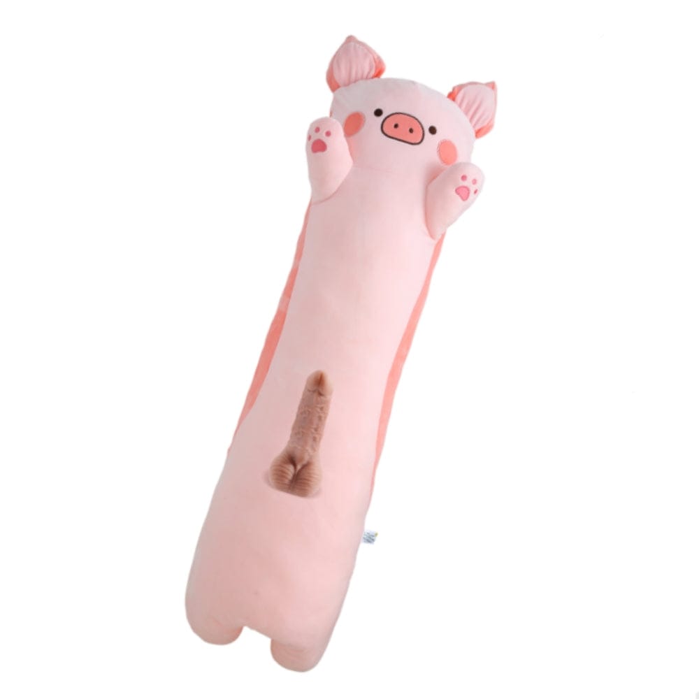 Material safety demonstration highlighting body-safe silicone and soft plush fabric
